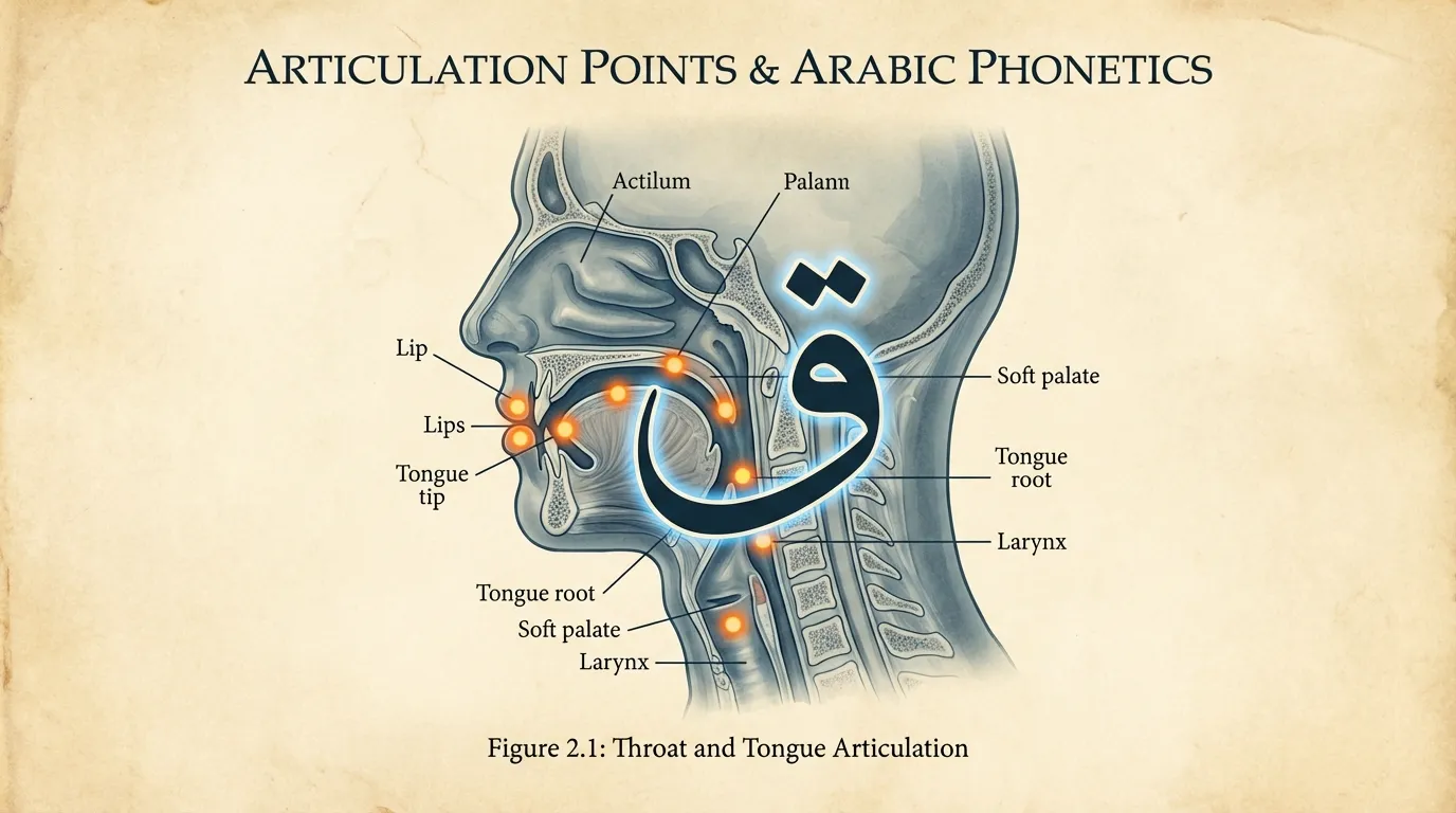 Makharij al-Huroof: Complete Guide to Arabic Letter Pronunciation